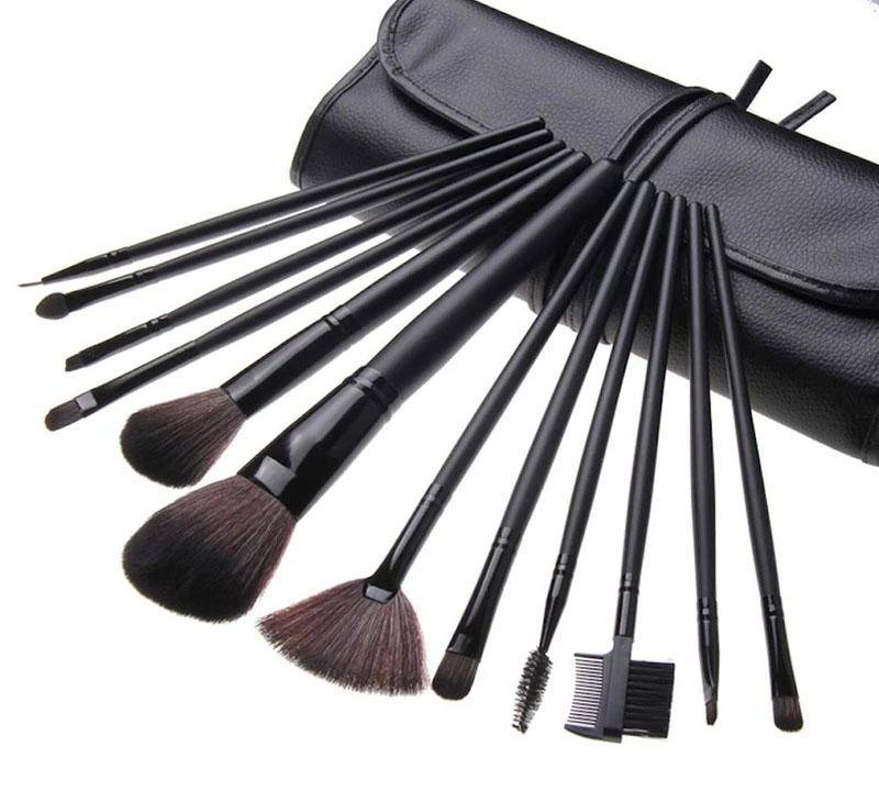 12 Piece Makeup Brush Set